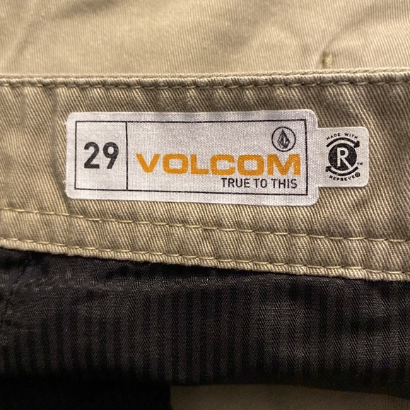 Volcom Khaki Shorts Size 29 - Picture 2 of 4